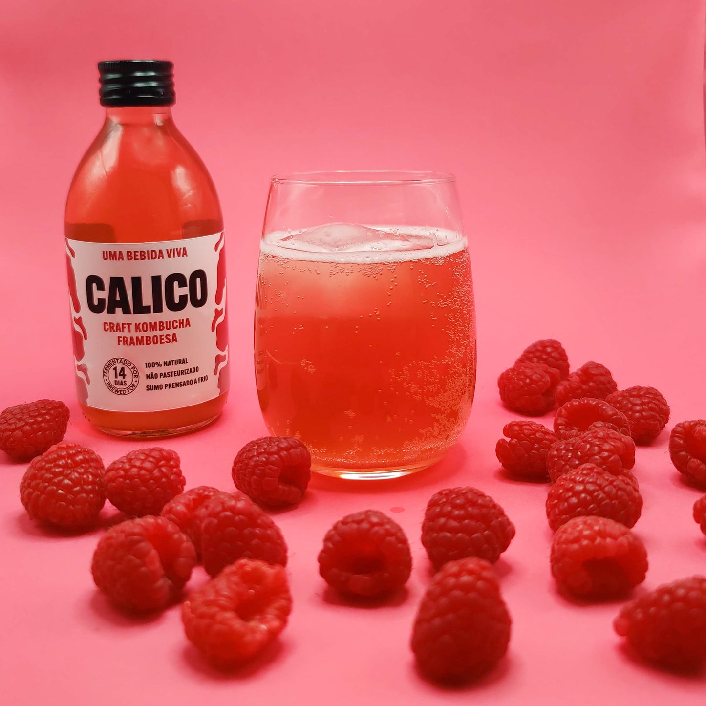 Raspberry Kombucha